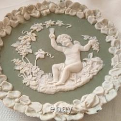 Collection de plaques en jasperware Wedgewood 10 pièces lot de travail vintage rétro