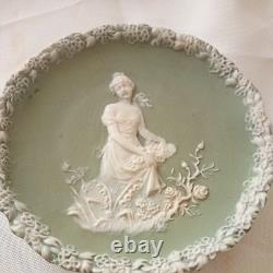 Collection de plaques en jasperware Wedgewood 10 pièces lot de travail vintage rétro