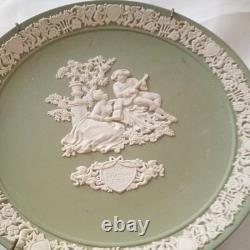 Collection de plaques en jasperware Wedgewood 10 pièces lot de travail vintage rétro