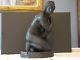Crouching Venus Black Basalt Jasperware Grand Figurine Par Wedgwood & Bentley 13