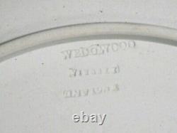 Ensemble De 8 Wedgwood Etruria 9-3/4 Cobalt Blue Dip Jasperware Dinner Plates C. 1900