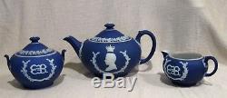 Ensemble De Thé Coronation King Edward VIII Wedgwood Jasperware