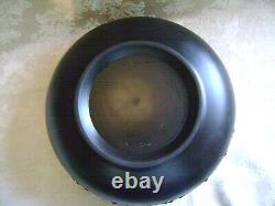 Exquis Wedgwood Black Basalt Jasperware 10 Centerpiece Bowl Grapevine Design