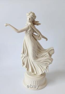 Figurine Dancing Hours en jasperware blanc Wedgwood