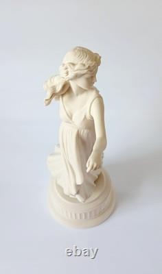Figurine Dancing Hours en jasperware blanc Wedgwood