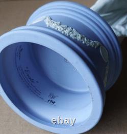 Figurine Erato, Muse classique, en jaspe bleu Wedgwood, grande taille