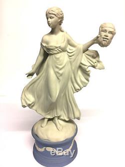 Figurine Wedgwood Melpomene Jasperware De La Collection De Musiques Classiques Cw330