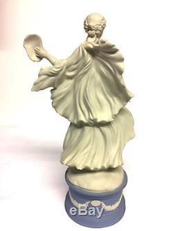 Figurine Wedgwood Melpomene Jasperware De La Collection De Musiques Classiques Cw330