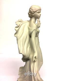 Figurine Wedgwood Melpomene Jasperware De La Collection De Musiques Classiques Cw330