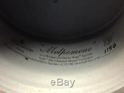 Figurine Wedgwood Melpomene Jasperware De La Collection De Musiques Classiques Cw330