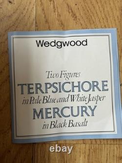 Figurine Wedgwood de Terpsichore. Boîte d’origine, dépliant, etc. Très bon état. 1974