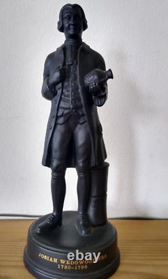 Figurine de Josiah Wedgwood en basalte noir de Wedgwood 1972. Édition limitée numéro 581.