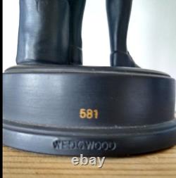 Figurine de Josiah Wedgwood en basalte noir de Wedgwood 1972. Édition limitée numéro 581.