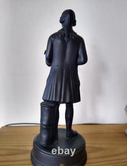 Figurine de Josiah Wedgwood en basalte noir de Wedgwood 1972. Édition limitée numéro 581.