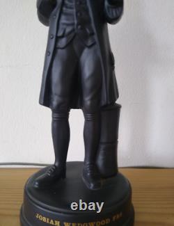 Figurine de Josiah Wedgwood en basalte noir de Wedgwood 1972. Édition limitée numéro 581.