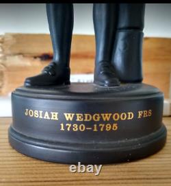 Figurine de Josiah Wedgwood en basalte noir de Wedgwood 1972. Édition limitée numéro 581.