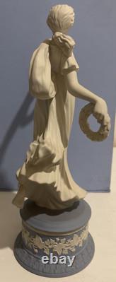Figurine des Heures Dansantes en Jasperware Wedgwood Statue de Déesse Grecque No 1690 en Boîte