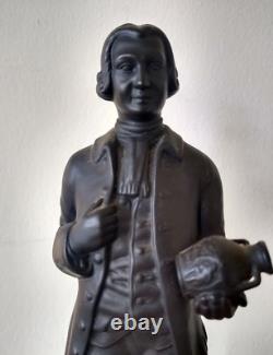 Figurine en basalte noir Josiah Wedgwood à collectionner 1972. Édition limitée numéro 581.
