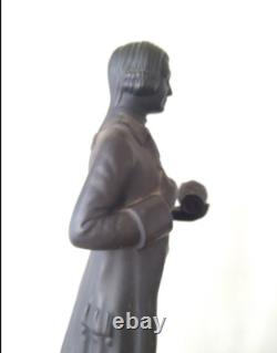 Figurine en basalte noir Josiah Wedgwood à collectionner 1972. Édition limitée numéro 581.