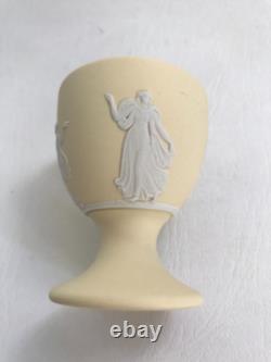 Gobelet à œuf en jaspe Wedgwood jaune Heures dansantes