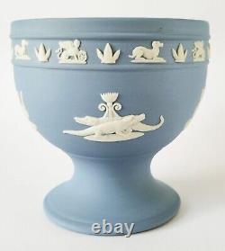 Gobelet en jaspe Wedgwood bleu égyptien rare