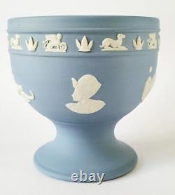 Gobelet en jaspe Wedgwood bleu égyptien rare