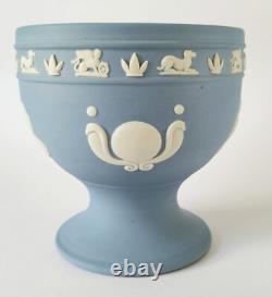 Gobelet en jaspe Wedgwood bleu égyptien rare