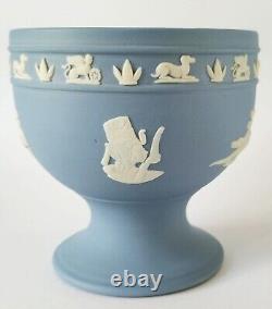 Gobelet en jaspe Wedgwood bleu égyptien rare