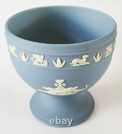 Gobelet en jaspe Wedgwood bleu égyptien rare