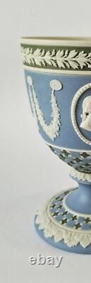 Gobelet en jaspe tri-couleur Wedgwood Jasperware Bicentenaire de l'Indépendance Américaine