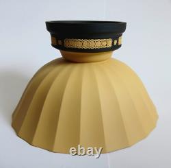 Grand bol en jaspe noir et tige de Wedgwood, collection de bibliothèque, en boîte