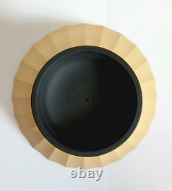 Grand bol en jaspe noir et tige de Wedgwood, collection de bibliothèque, en boîte