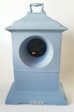 Horloge de mantel en jaspe bleu Wedgwood