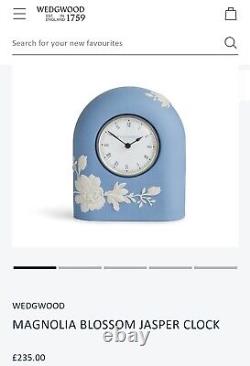 Horloge en grès Wedgwood Jasper Magnolia