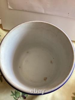 Jardinière / pot / vase en jaspe bleu foncé ancien Wedgwood