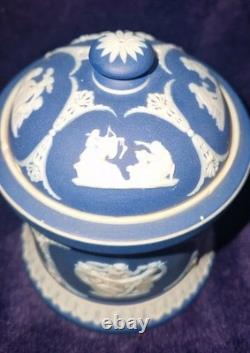 Jarre à tabac en jaspe Wedgewood du 19ème siècle avec couvercle, vers 1860