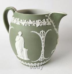 Jarre en jaspe vert Wedgwood antique