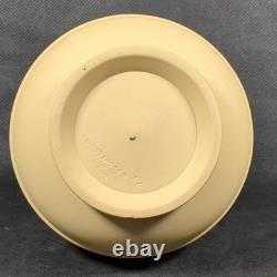Jatte Etrusque en Jasperware Wedgwood Canne Jaune et Brun Taupe Ht 13,5 cm