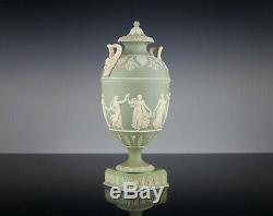 Klassizistische Wedgwood Vase 19. Jahrhundert 1879 Jasperware Musentanz Flaxman