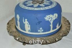 Lot Antique/vintage Wedgwood Jasperware Cheese Dome Cake Assiette +boîtes Debuscuit
