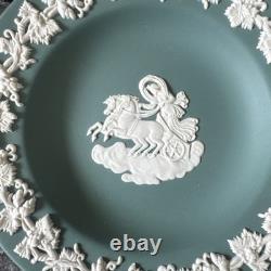 Lot de 3 vases Wedgwood Jasperware lilas, bleu et noir et vide-poche bleu canard – Très bon état
