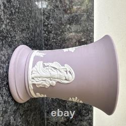 Lot de 3 vases Wedgwood Jasperware lilas, bleu et noir et vide-poche bleu canard – Très bon état