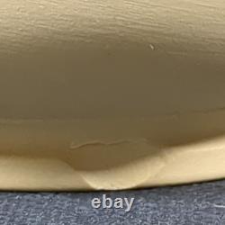 Pichet étrusque en jaspe Wedgwood Cane jaune et taupe brun Ht 13,5 cm