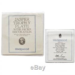 Plaque De Trophée En Dés Wedgwood, Deuxième Dans La Série Museum, Tricolore Jasperware