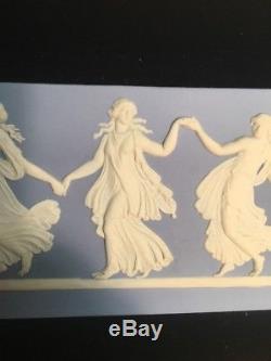 Plaque Murale Wedgwood Jasperware Blue Dancing Hours