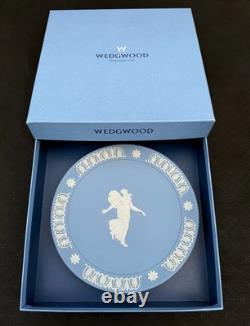 Plaque collectible Rare Wedgwood Jasperware Heures Dansantes, Déesse Io, Édition Limitée Boîte