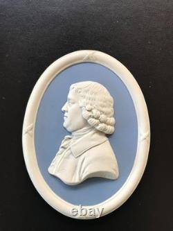 Plaque ovale en jaspe bleu Wedgwood Jos. Wedgwood C1860-90