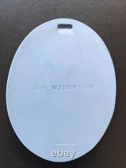 Plaque ovale en jaspe bleu Wedgwood Jos. Wedgwood C1860-90