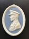 Plaque Ovale En Jaspe Bleu Wedgwood De Sir Arthur Whitton Brown 1886-1948