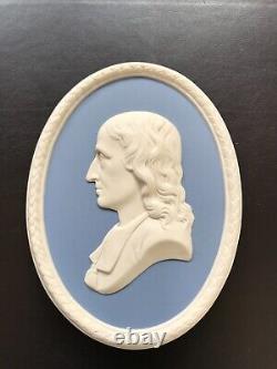 Plaque ovale grande en jaspe Wedgwood de John Milton